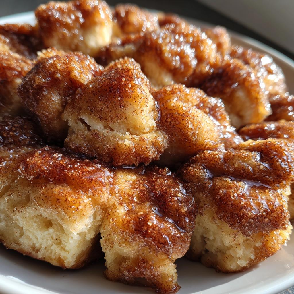 monkey bread made with biscuits - detail 1
