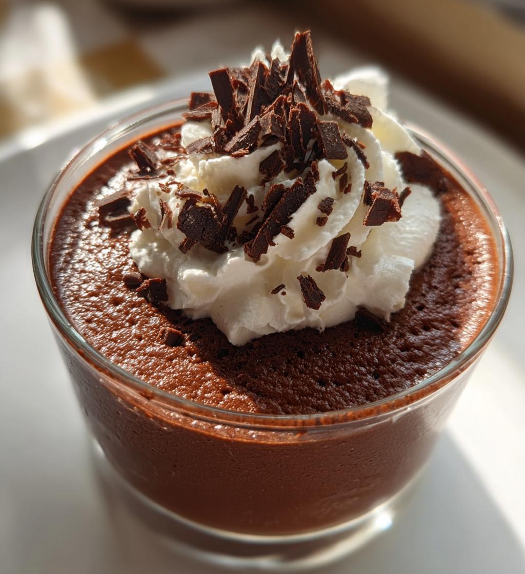 mousse dessert - detail 1