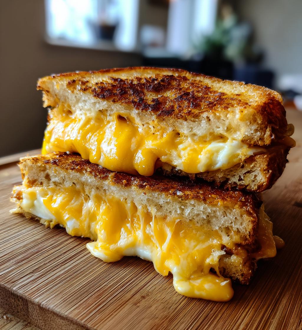 multi cheese grilled cheese - detail 1