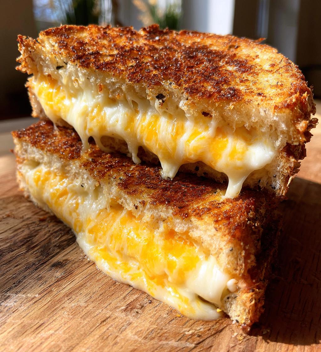 multi cheese grilled cheese