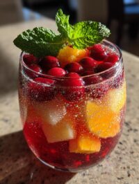 non alcoholic christmas sangria