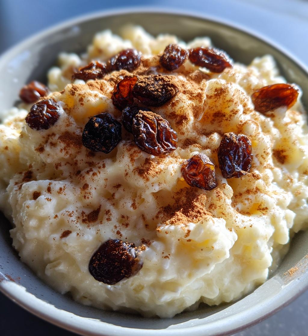 old fashioned rice pudding - detail 1