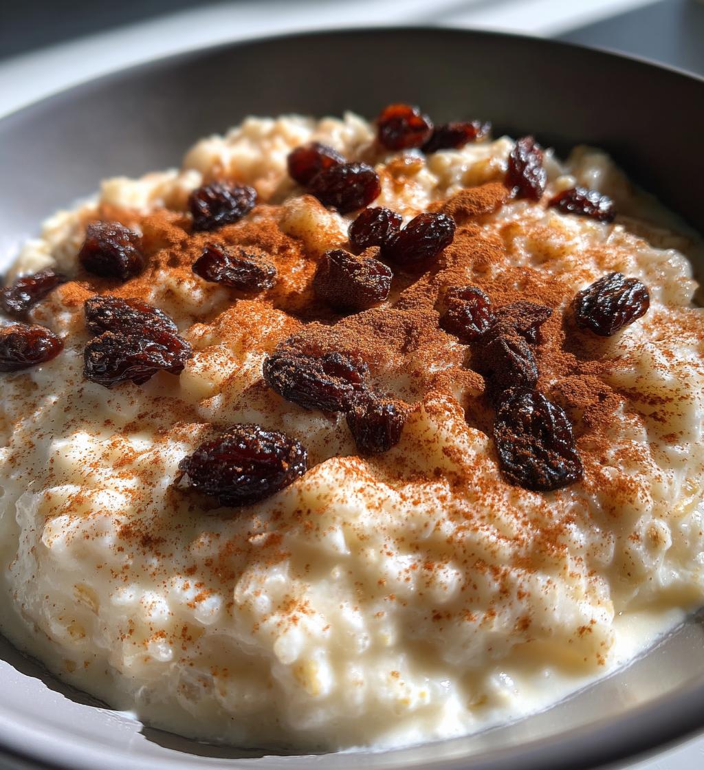 old fashioned rice pudding