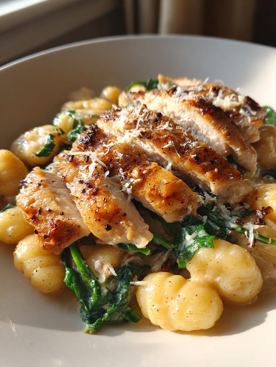olive garden chicken gnocchi - detail 1