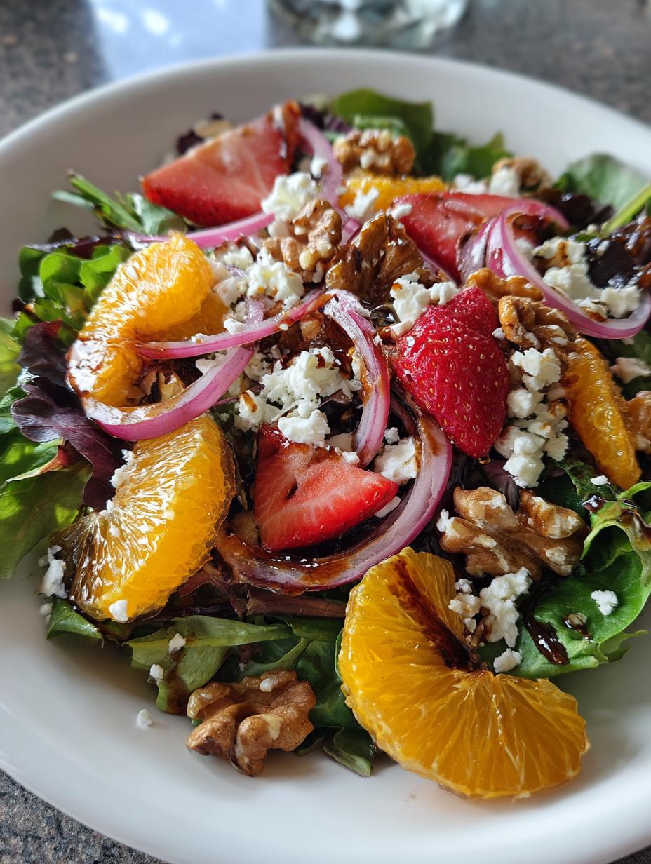 orange dream salad - detail 1