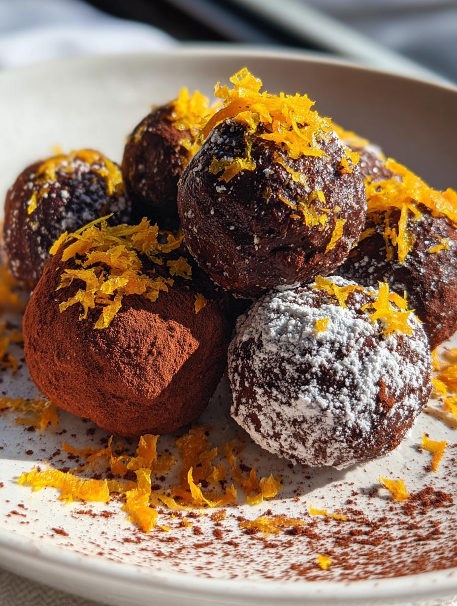 orange truffles