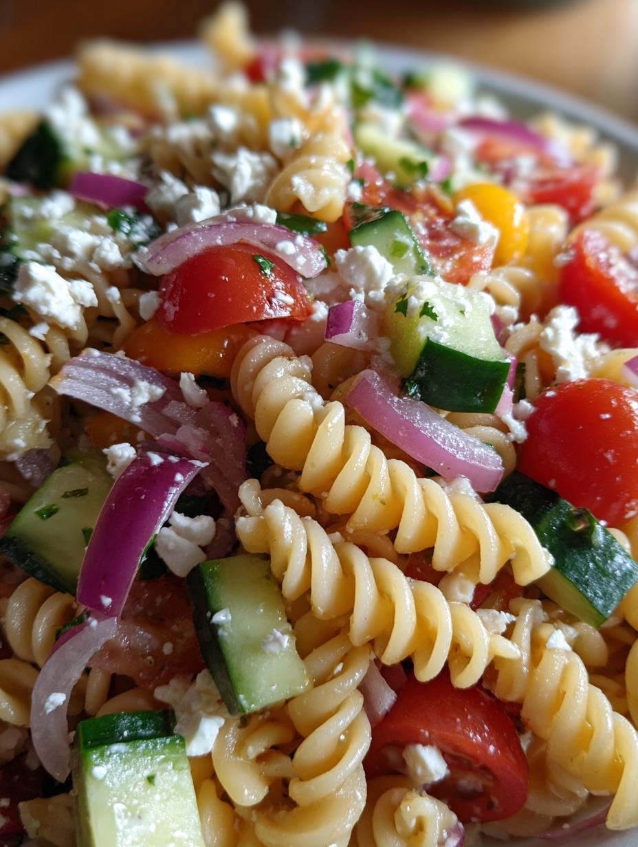 pasta salad - detail 1