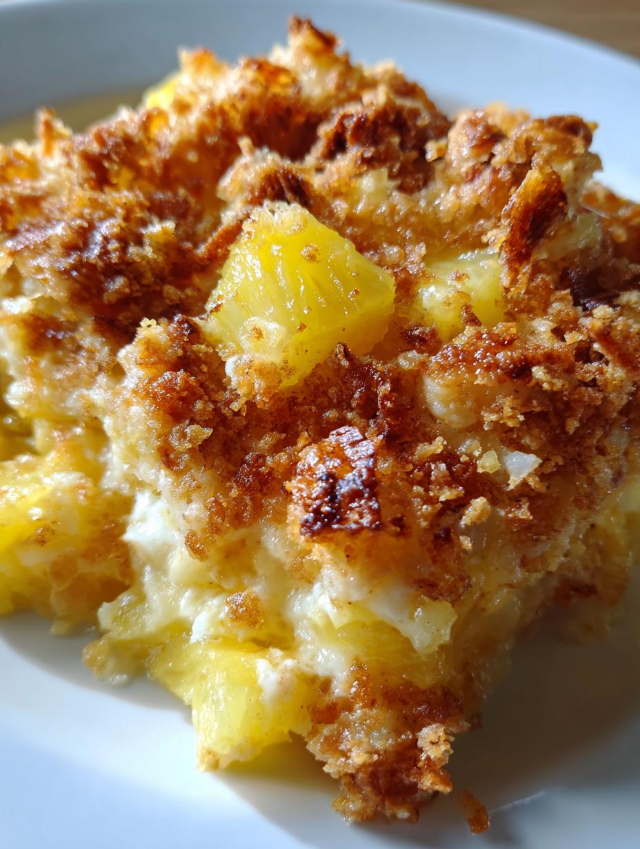 paula deen pineapple casserole - detail 1