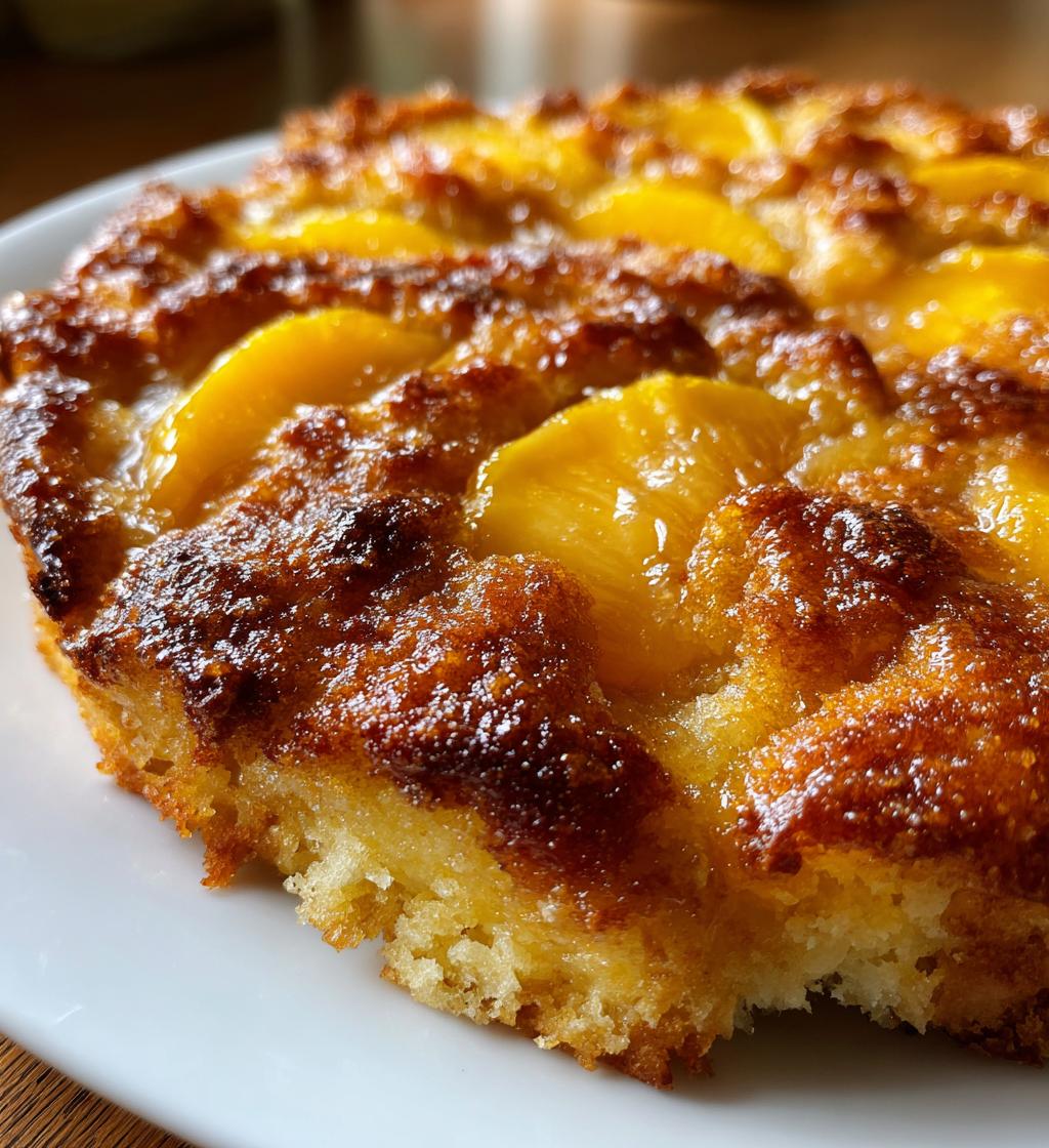 peach cobbler three ingredient - detail 1