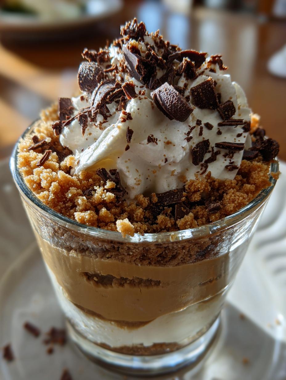 peanut butter cheesecake in a cup