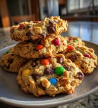 peanut butter monster cookies