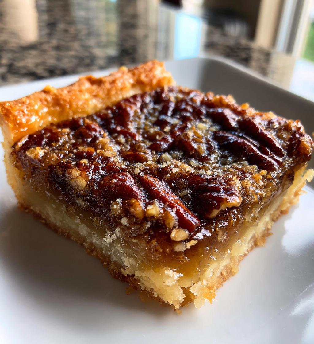 pecan butter tart squares