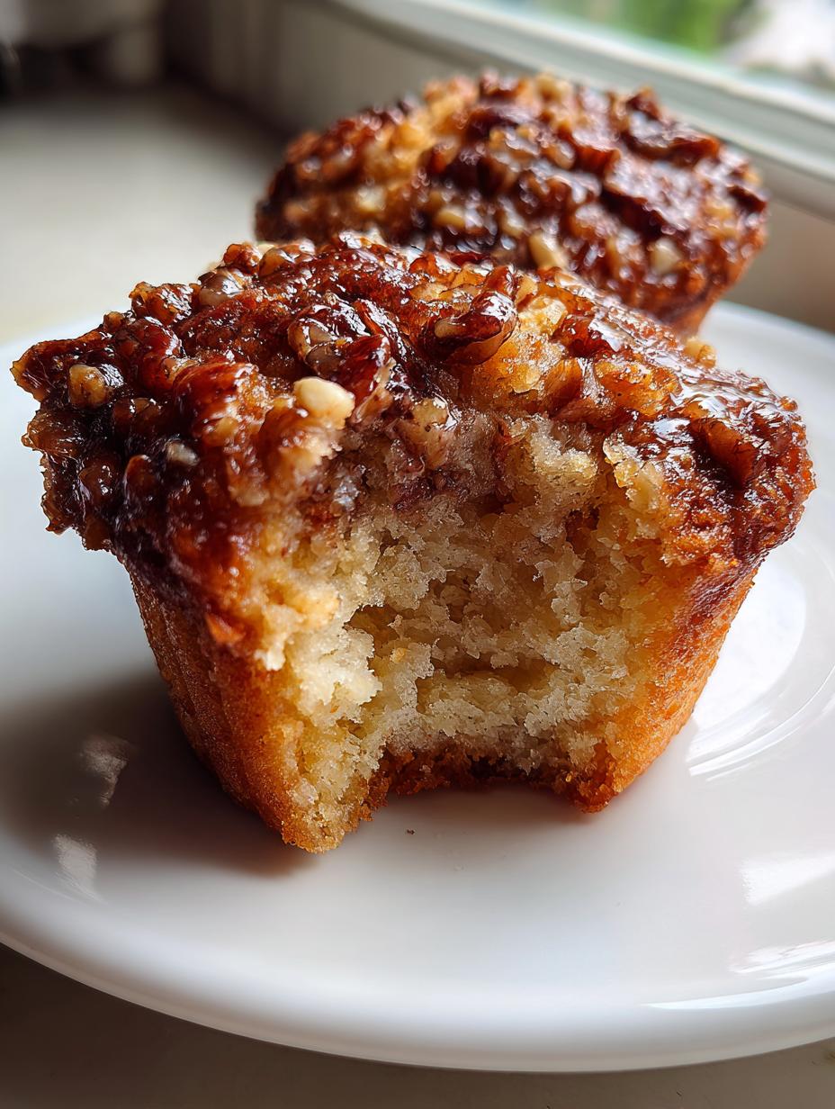 pecan pie muffins - detail 1