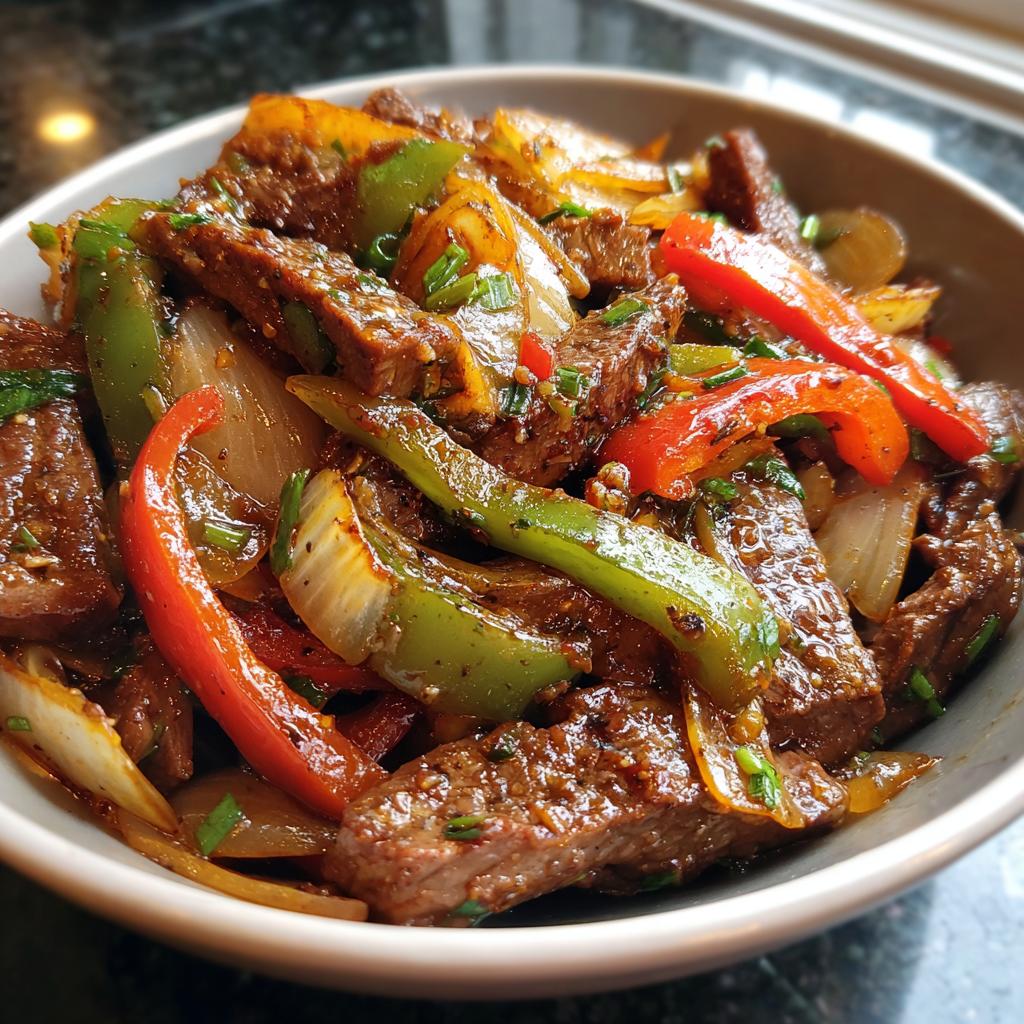 pepper steak and onions chinese - detail 1