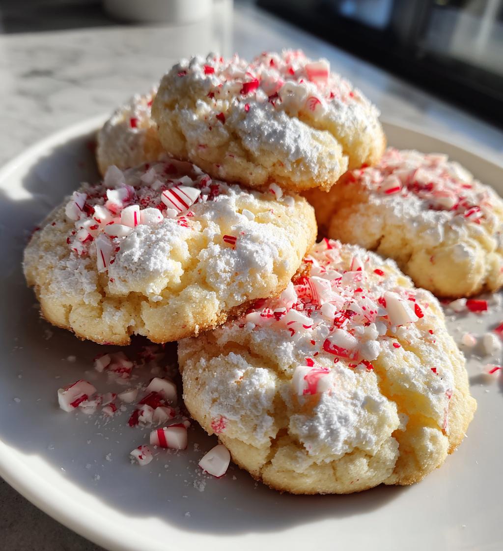 peppermint meltaway cookies