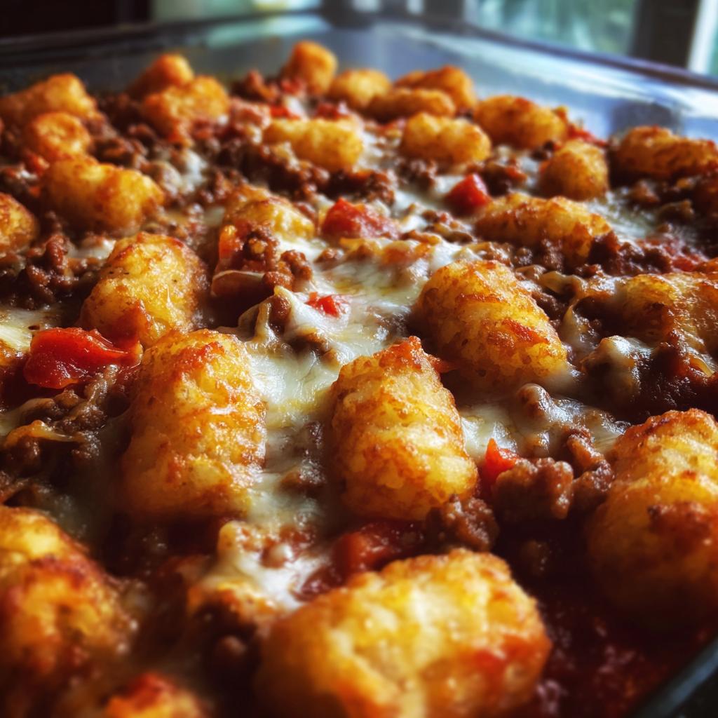 pizza tot casserole
