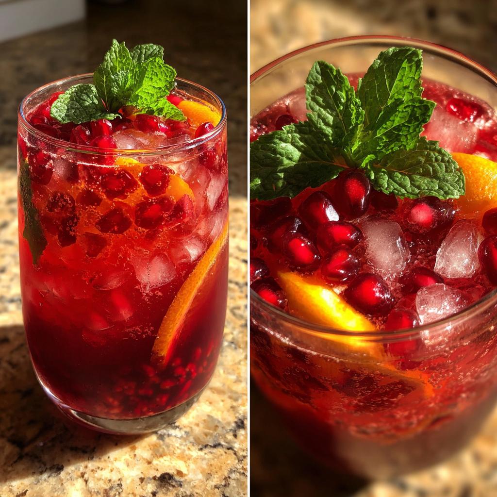 pomegranate paradise punch - detail 1