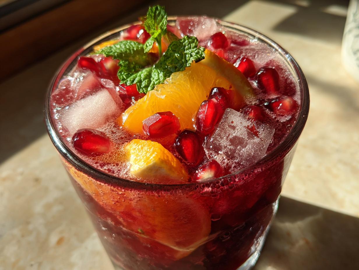 pomegranate paradise punch