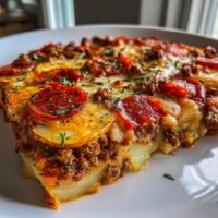 potato pizza casserole