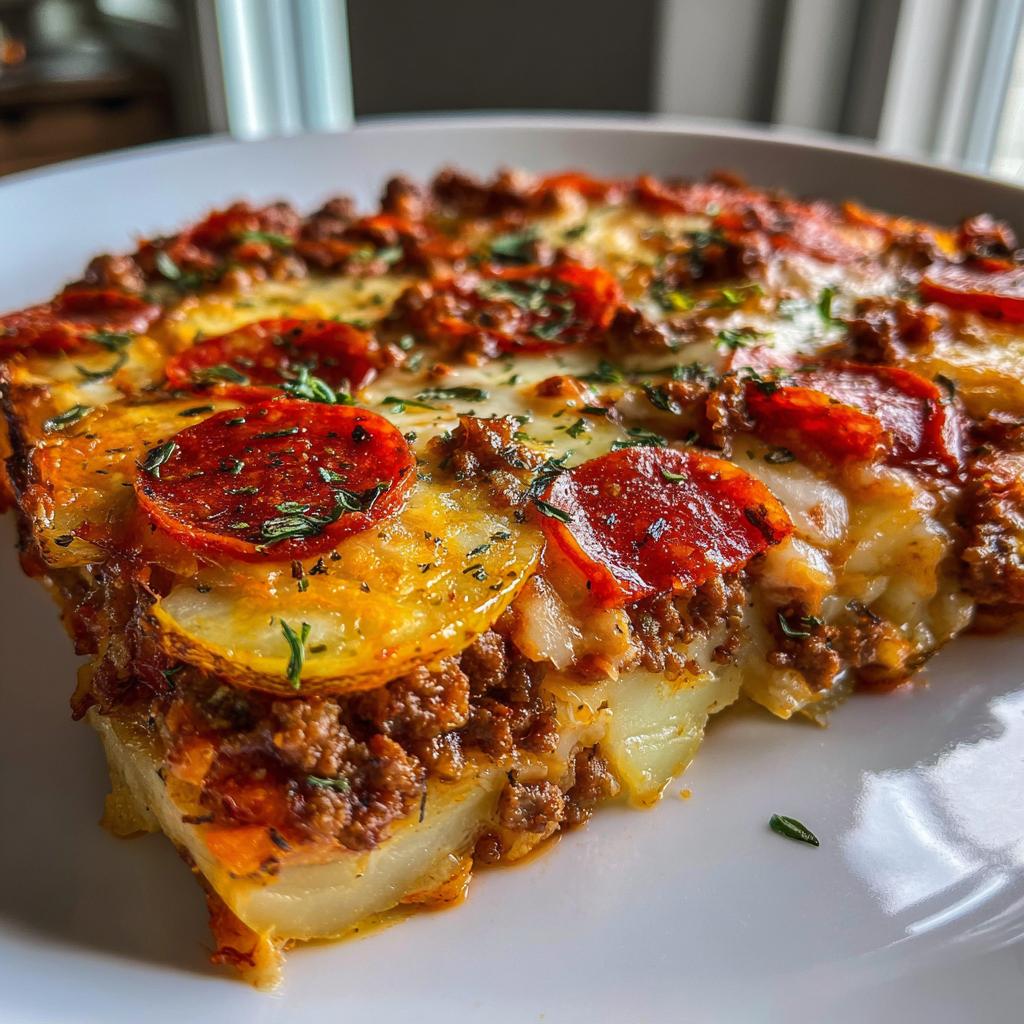 potato pizza casserole