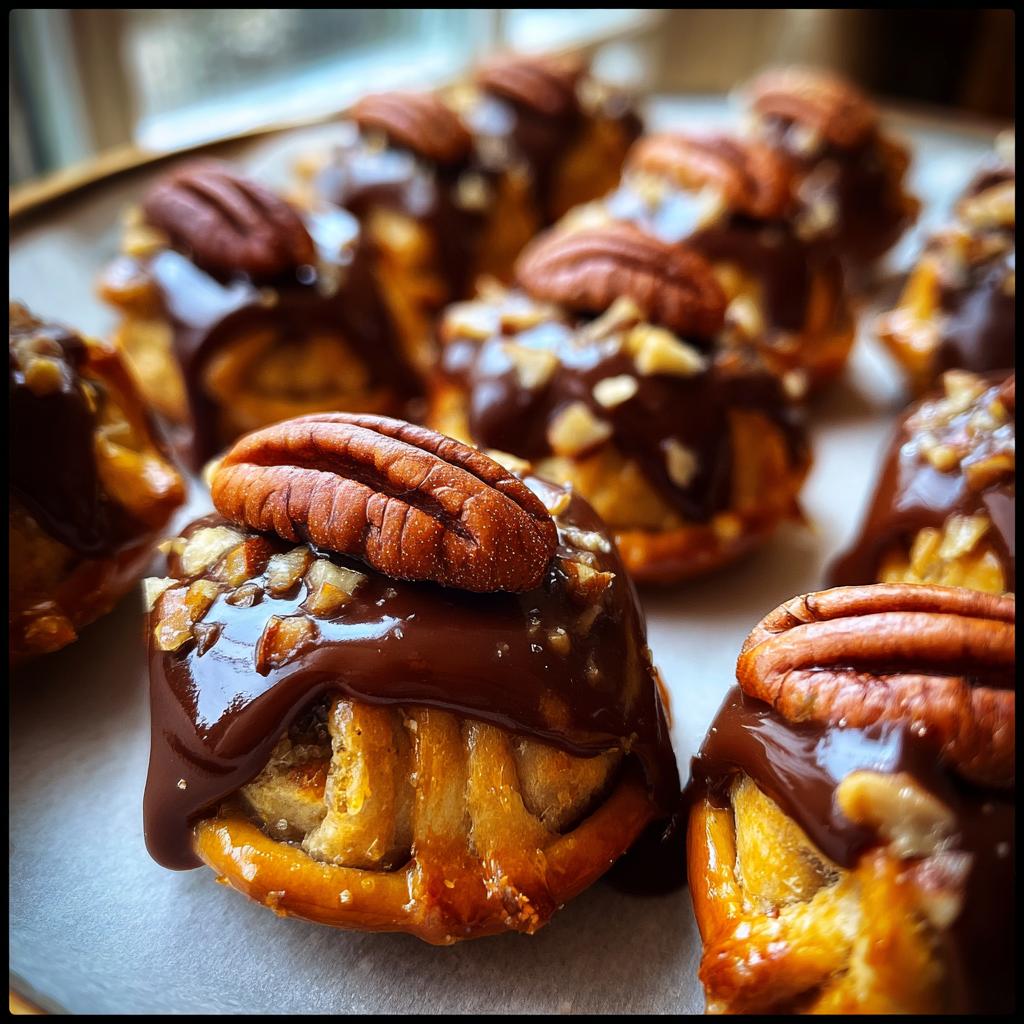 pretzel rolo bites
