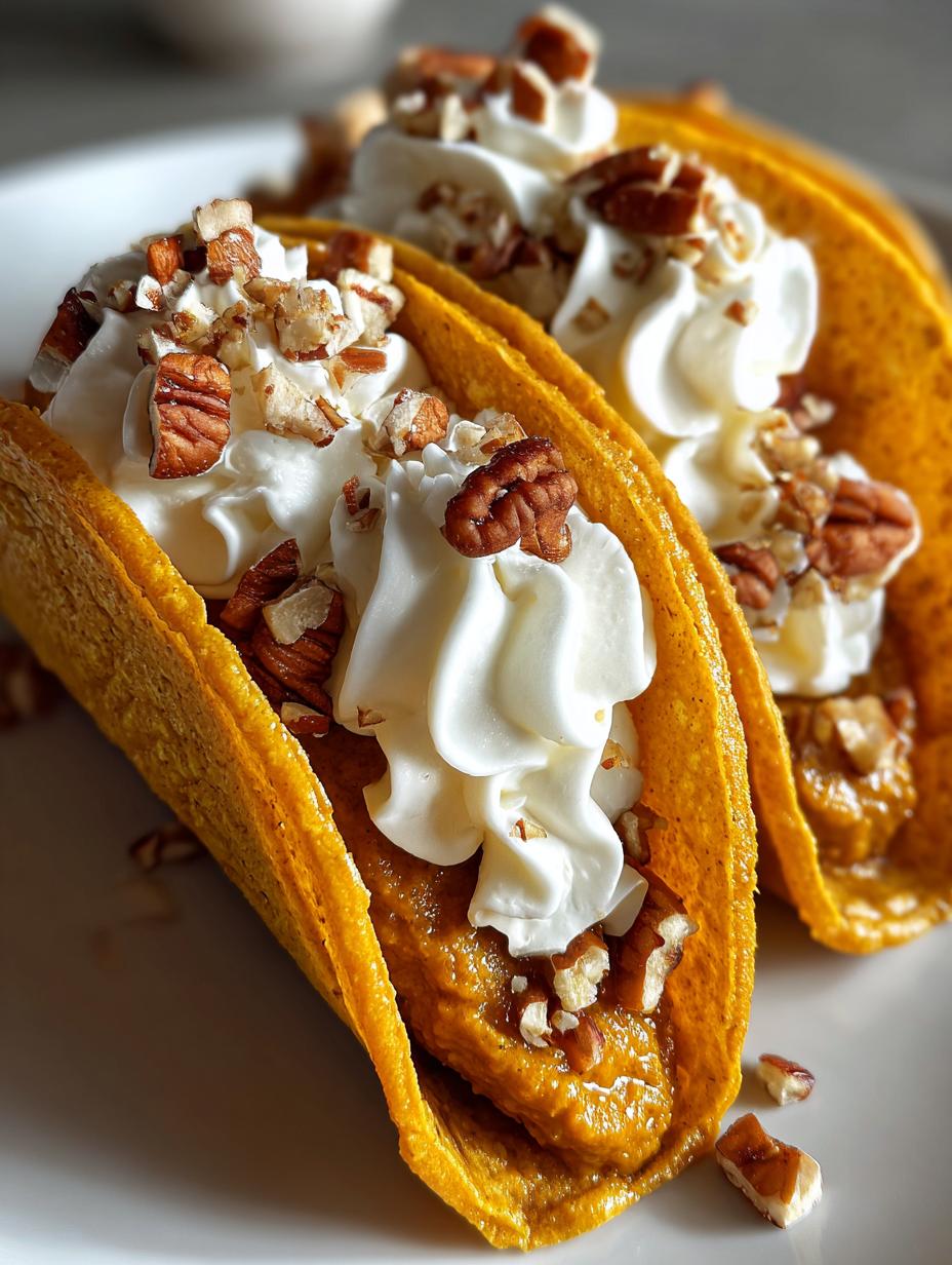 pumpkin pie tacos - detail 1