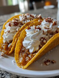 pumpkin pie tacos
