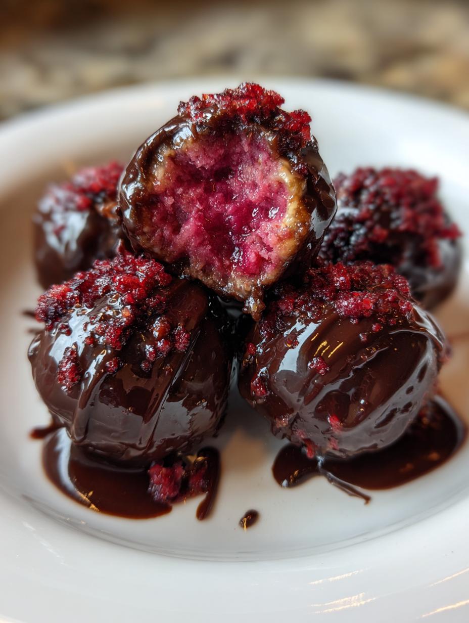 raspberry cheesecake balls
