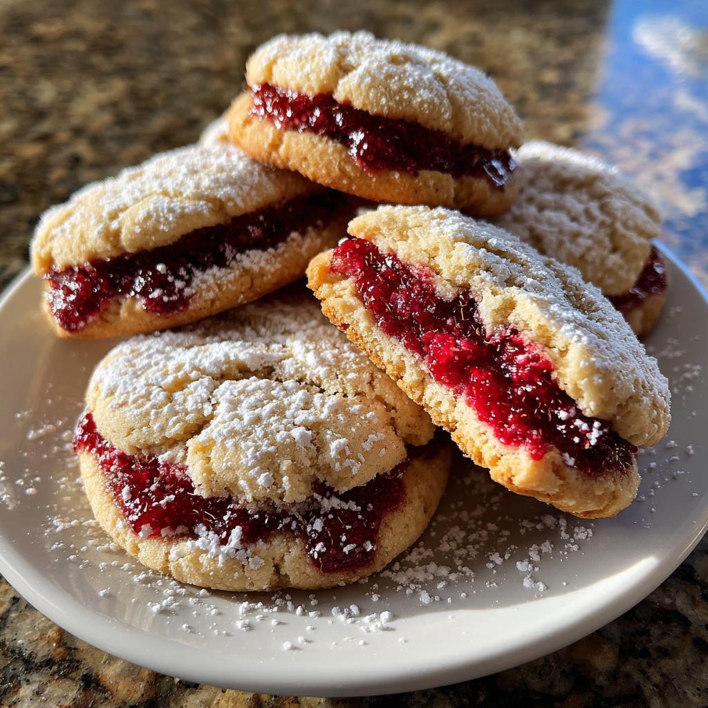 raspberry cookies