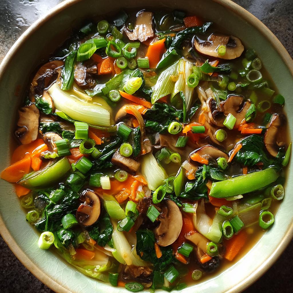recipes for chinese soups with vegetables - detail 1