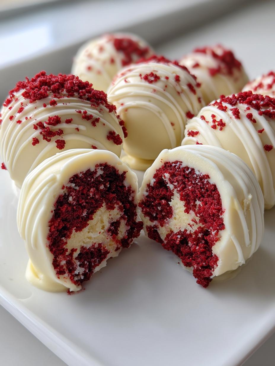 red velvet cheesecake balls