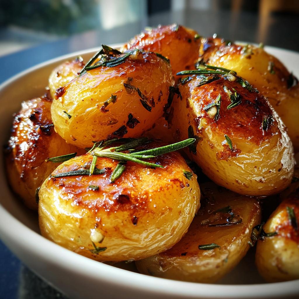 roasted baby potatoes - detail 1