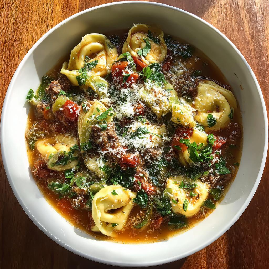 sausage tortellini soup