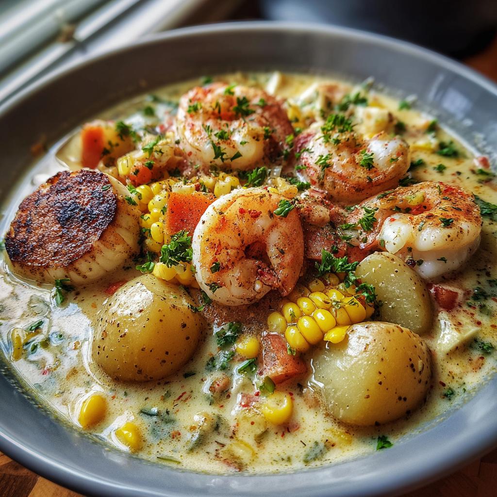 seafood chowder recipe