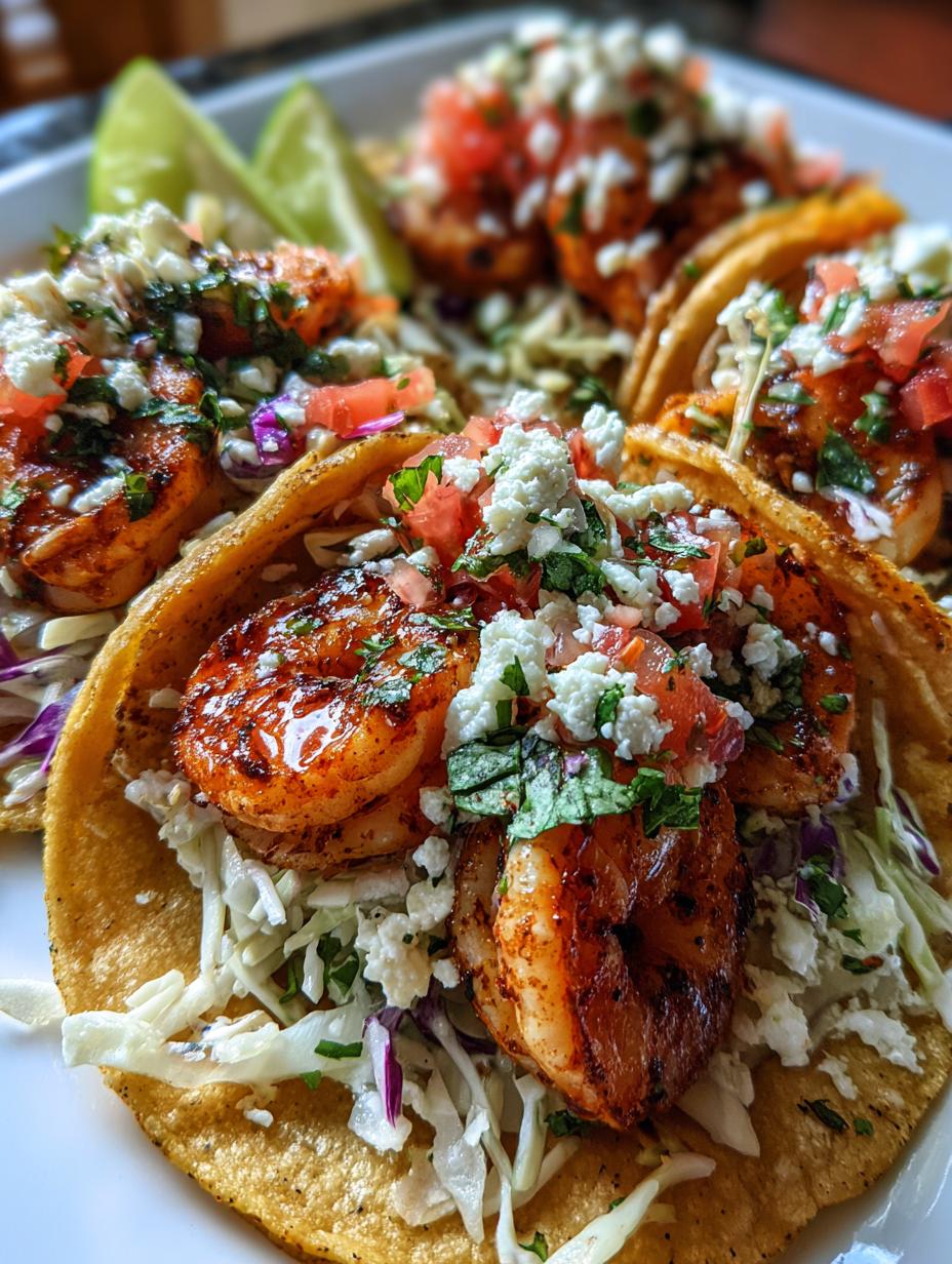 shrimp tacos - detail 1