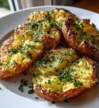 smashed potatoes
