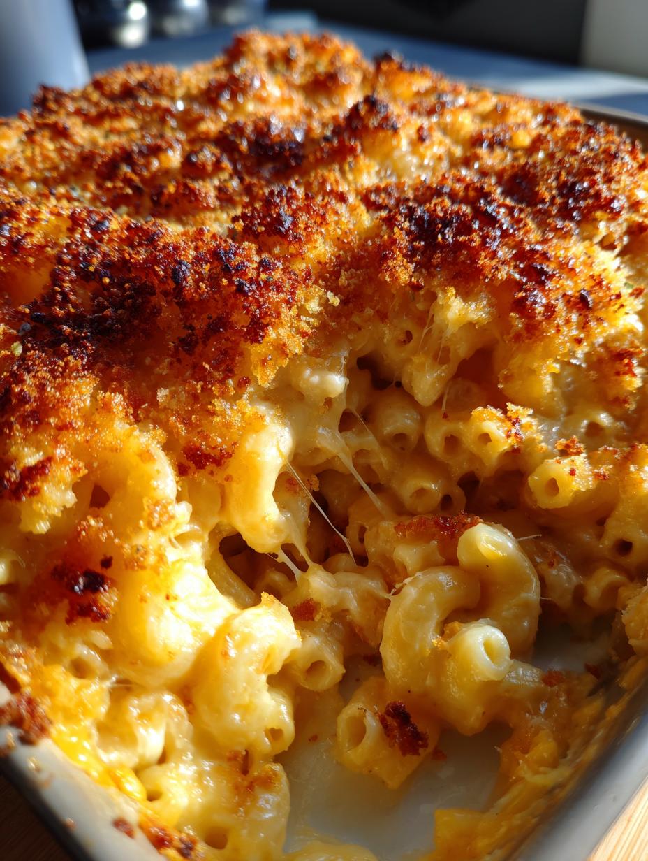 smoked mac and cheese