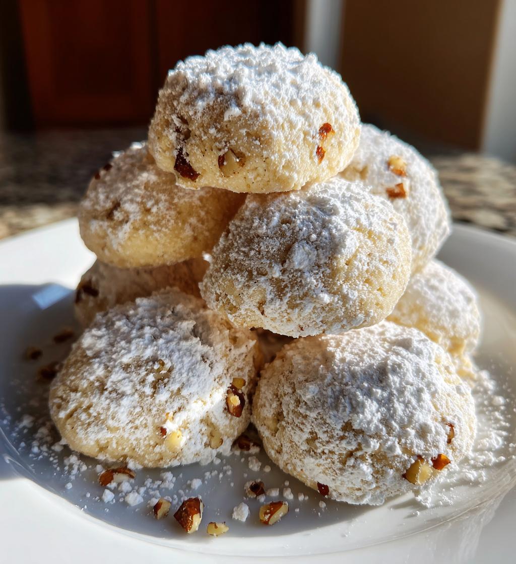 snowball cookies - detail 1