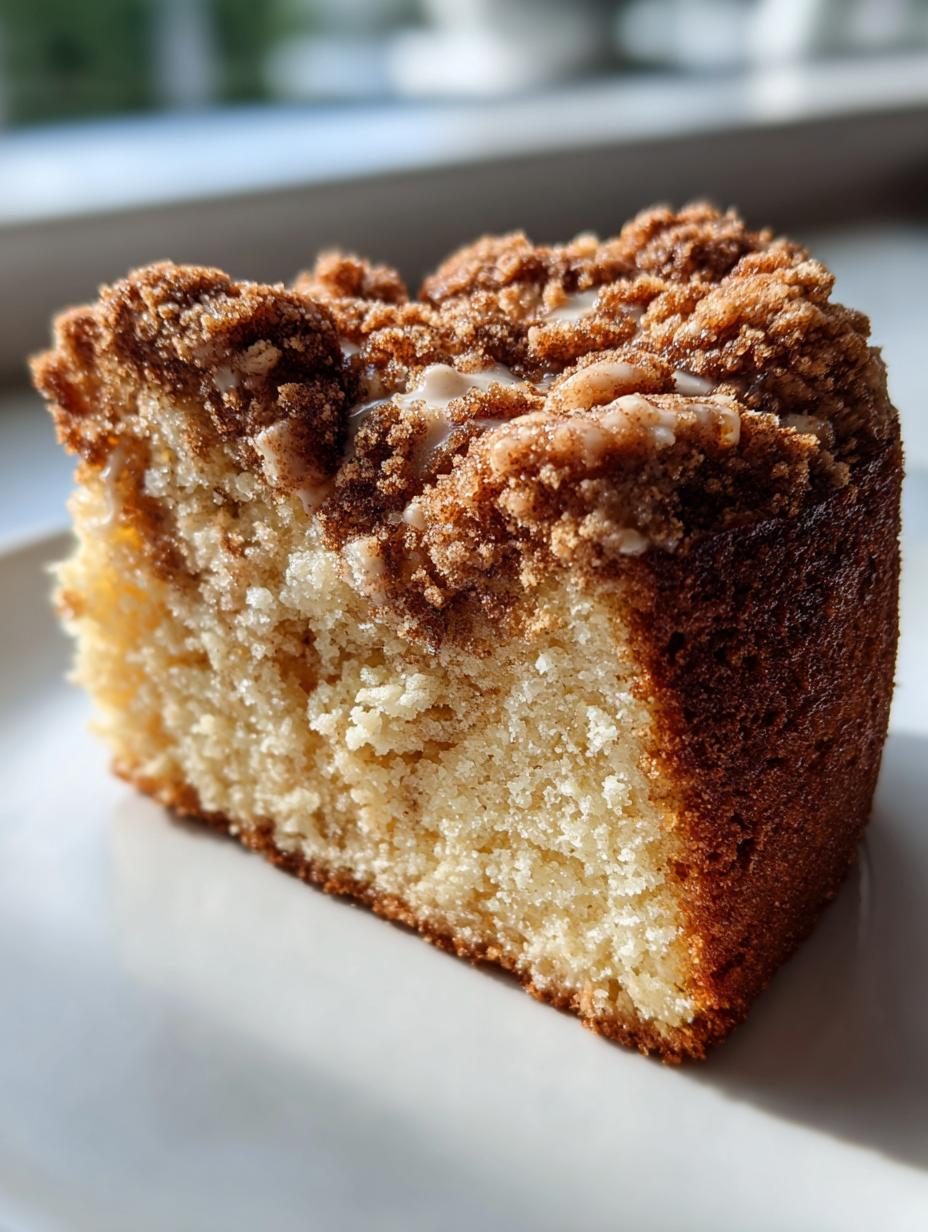 sour cream coffee cake - detail 1