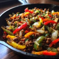 southwest skillet with ground beef