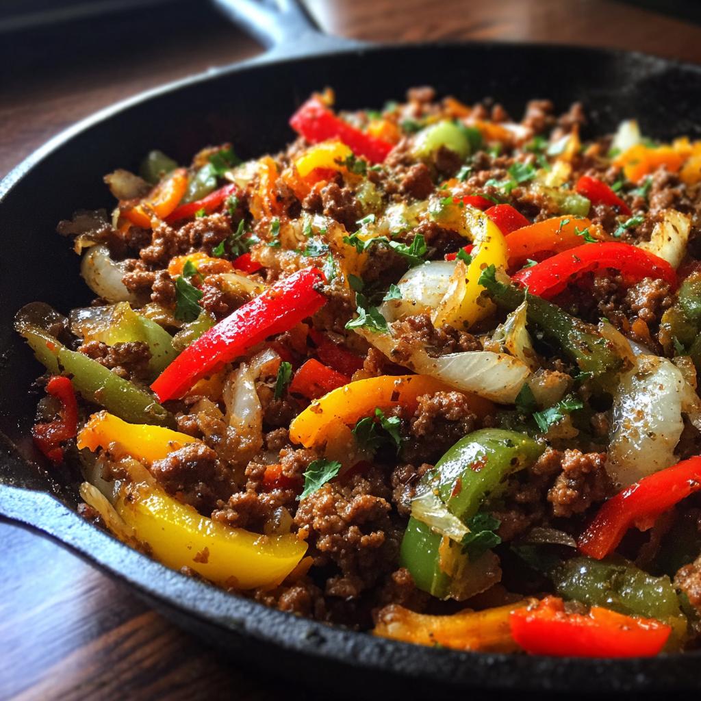 southwest skillet with ground beef