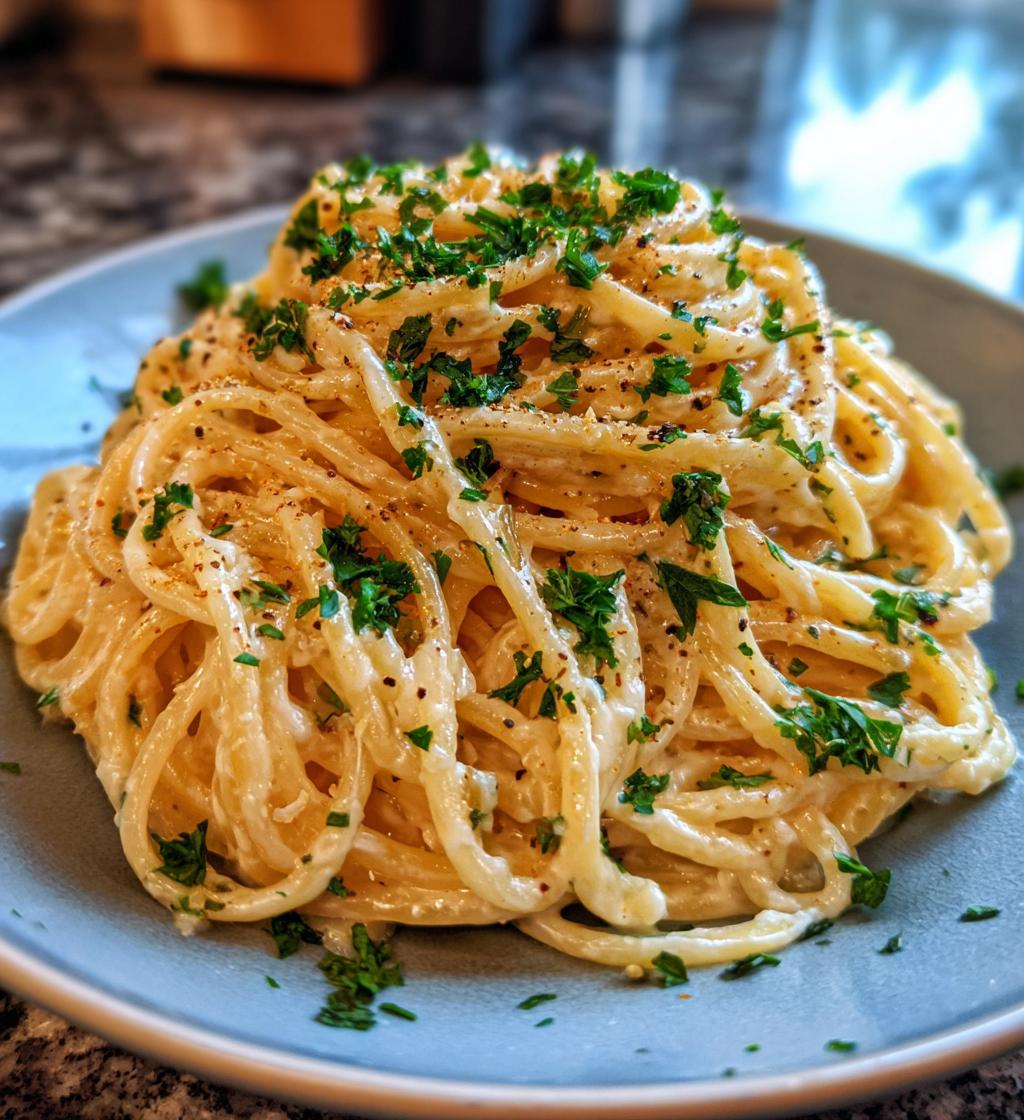 spaghetti alfredo