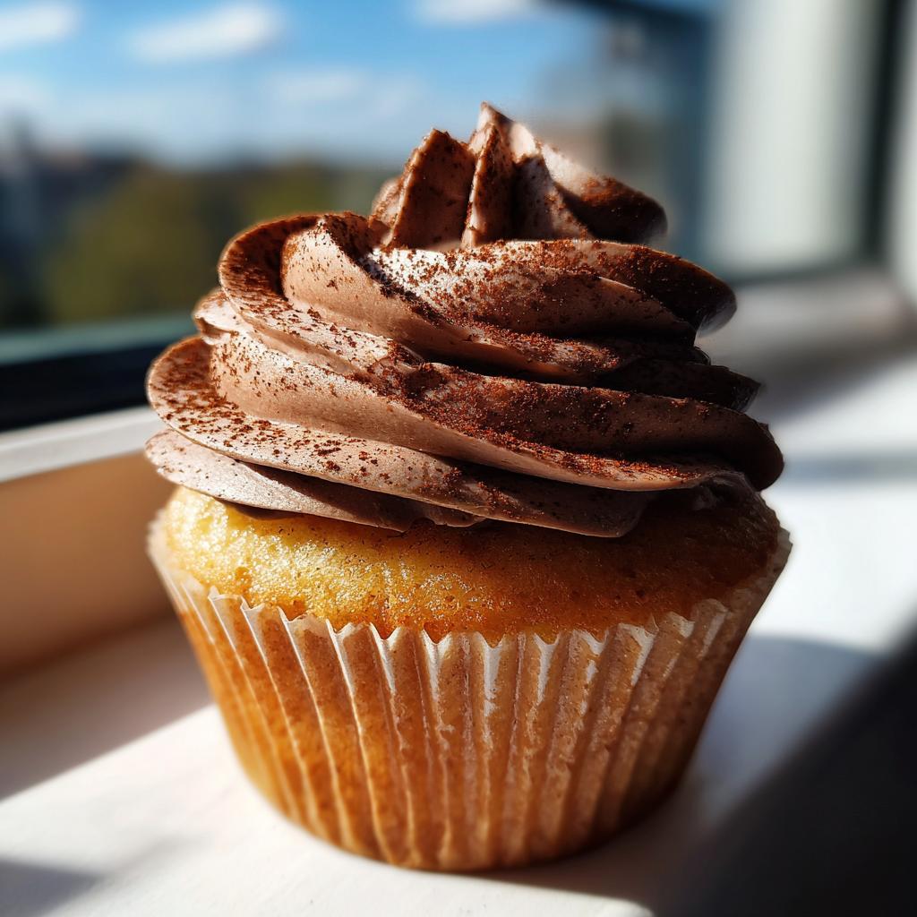 spiced nutella cupcakes