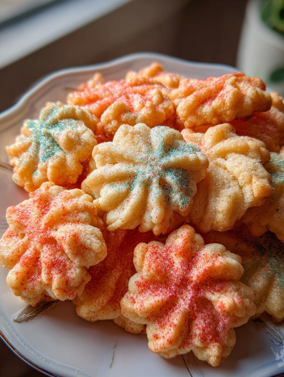 spritz cookies - detail 1