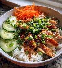 street chicken rice bowl