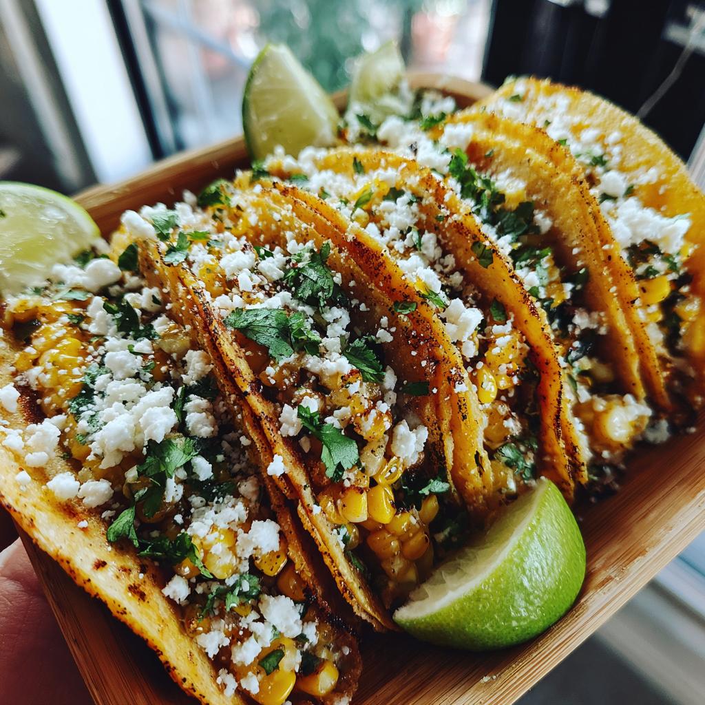 street corn tacos