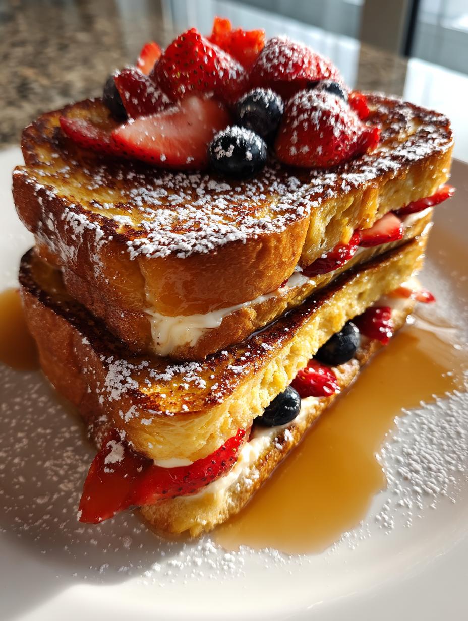 stuffed french toast - detail 1