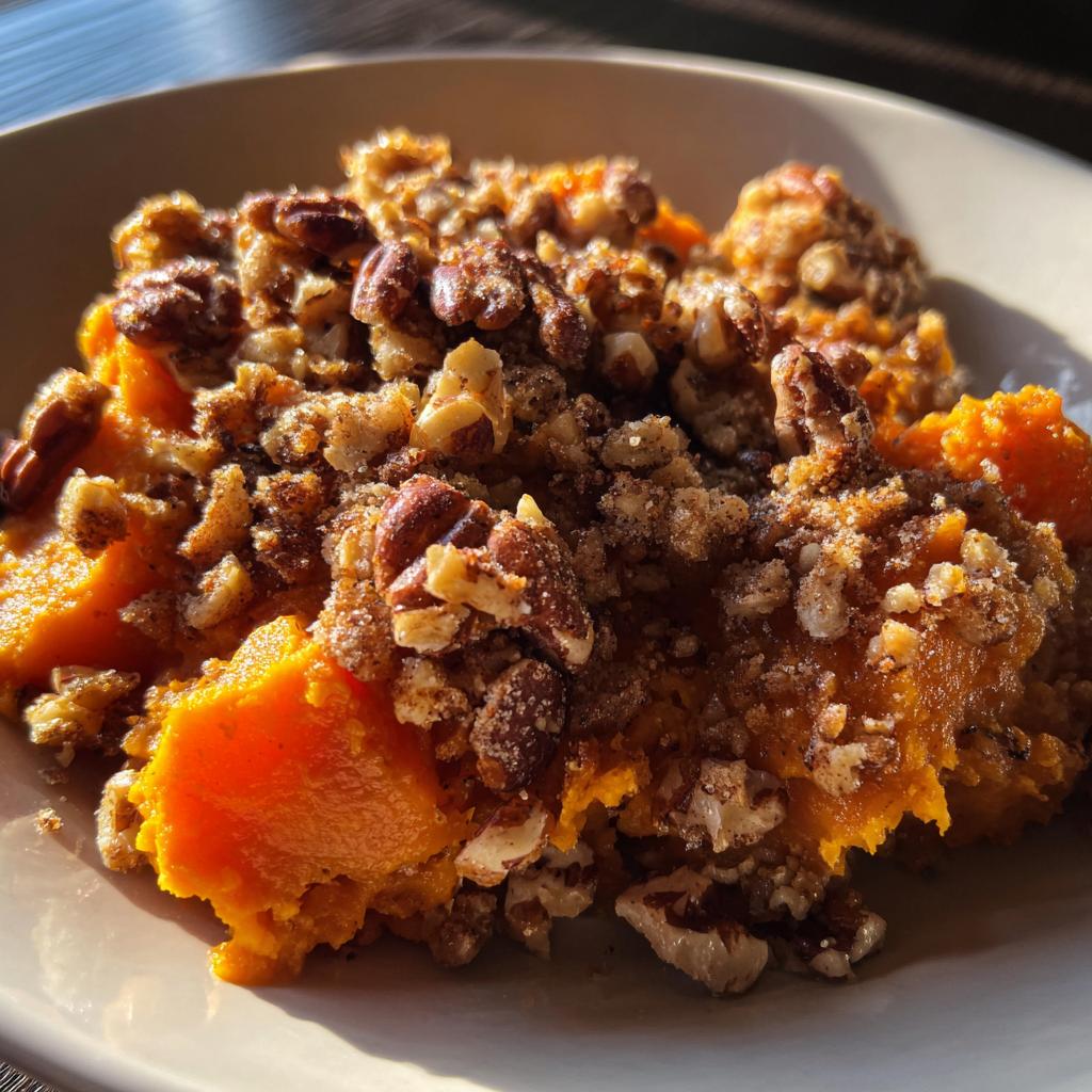 sweet potato casserole - detail 1