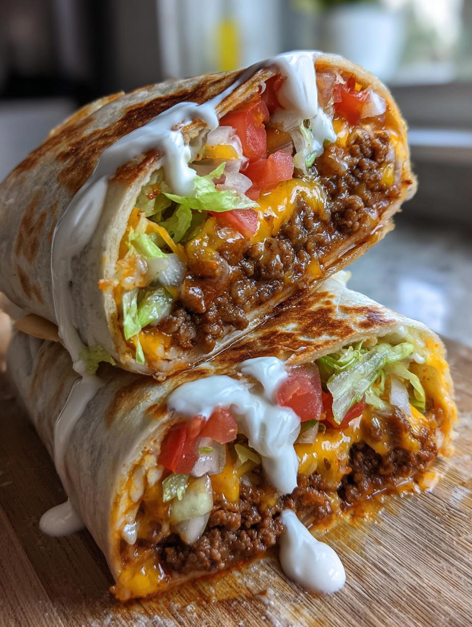 taco bell beefy melt burrito - detail 1