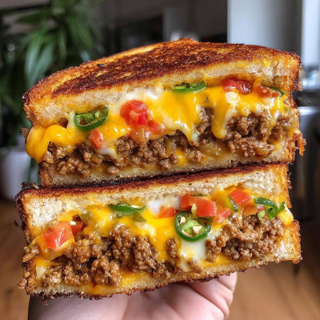 taco grilled cheese - detail 1